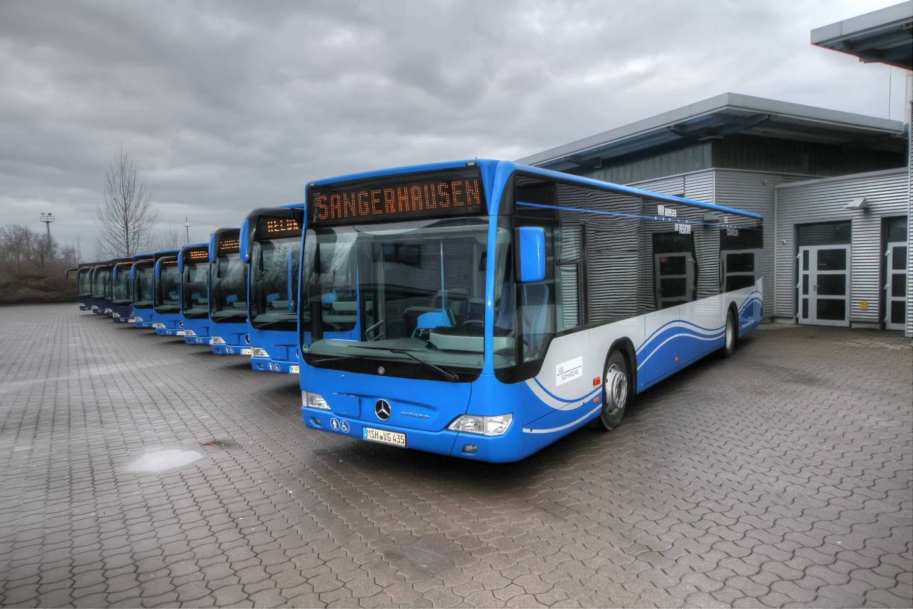 Busse der Verkehrsgesellschaft Südharz