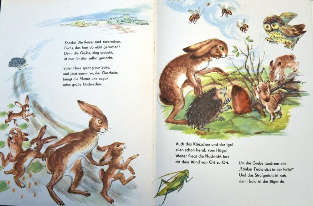Tierillustrationen sind ein wesentlicher Teil des Werks der Köthener Künstlerin, die mehr als 30 Kinderbücher gestaltet hat.