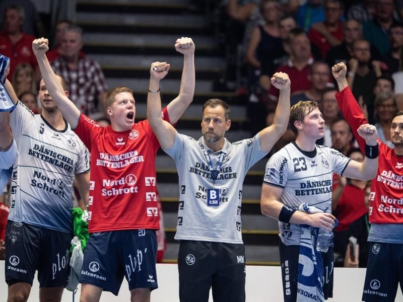 Die SG Flensburg-Handewitt setzte gleich zum Bundesliga-Auftakt ein starkes Zeichen. Foto: Swen Pförtner