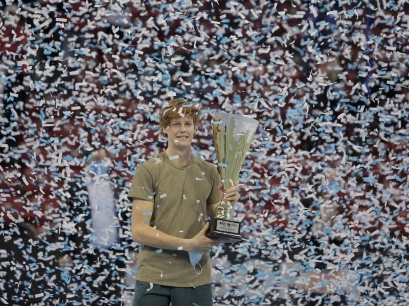 Jannik Sinner gewann in Sofia. Foto: Uncredited/AP/dpa