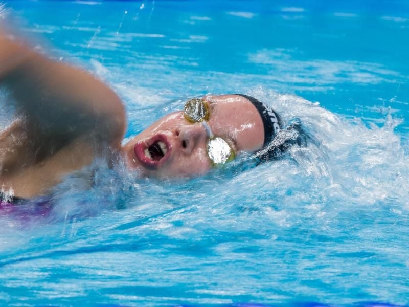 Freistilschwimmerin Celine Rieder hat die Norm für die EM in Glasgow geschafft. Foto: Jens Büttner