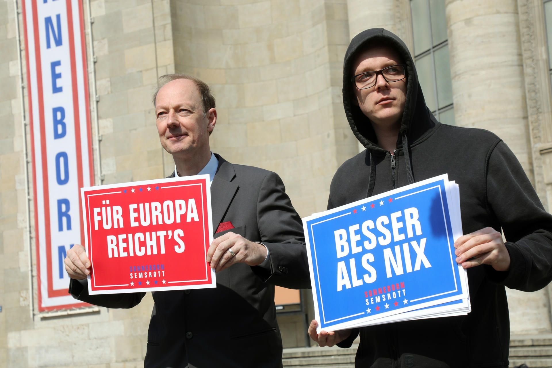Martin Sonneborn (l.) und Nico Semsrott