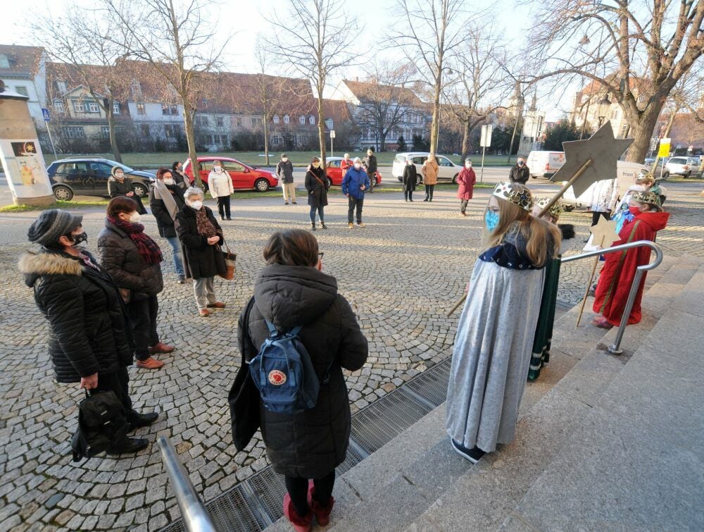 Die Auftritte der Sternsinger fanden trotz besonderer Umstände viel Resonanz.