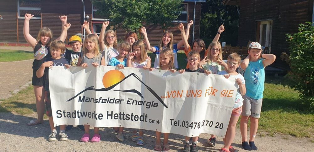„Danke sagen!“ wollen die Kinder vom Kinderschutzbund Mansfeld-Südharz, dass die Sponsoren die Ausflüge finanziell unterstützen.