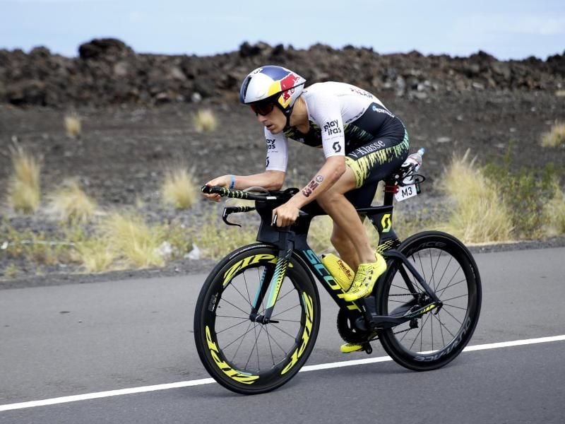 Ex-Weltmeister Sebastian Kienle wurde Zweiter in Tallinn. Foto: Marco Garcia/FRE 132414 AP/dpa