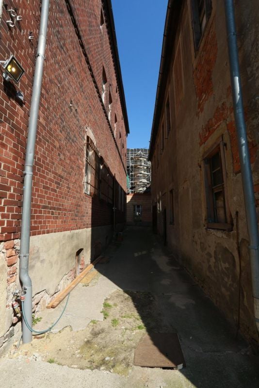 Ansicht vom Nachbarhof Markt 4 aus