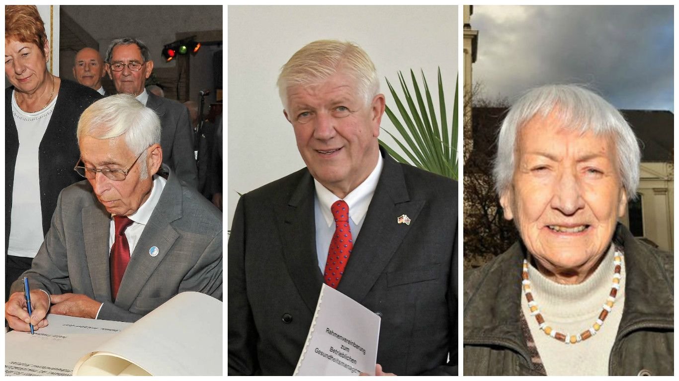 Die drei Dessau-Roßlauer sind Willi Dreibrodt, Burchard Führer und Gerlinde Otto erhalten am Montag das Verdienstkreuz.