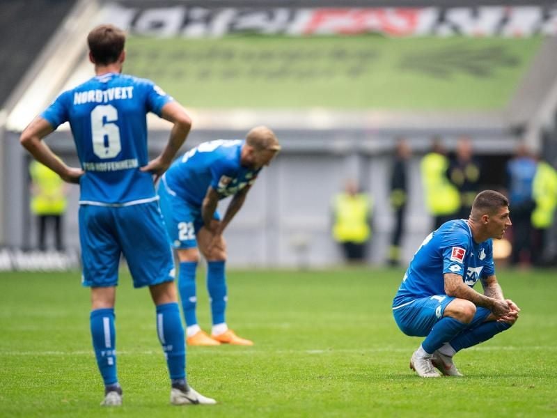 Die Spieler von 1899 Hoffenheim ließen gegen Fortuna Düsseldorf zu viele Chancen liegen. Foto: Marius Becker