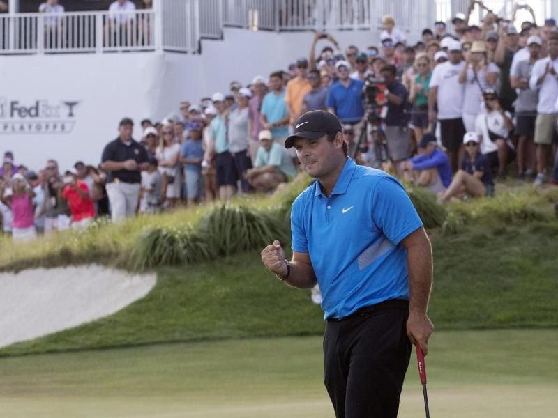 Triumphierte beim ersten FedExCup-Playoff: Patrick Reed. Foto: Mark Lennihan/AP