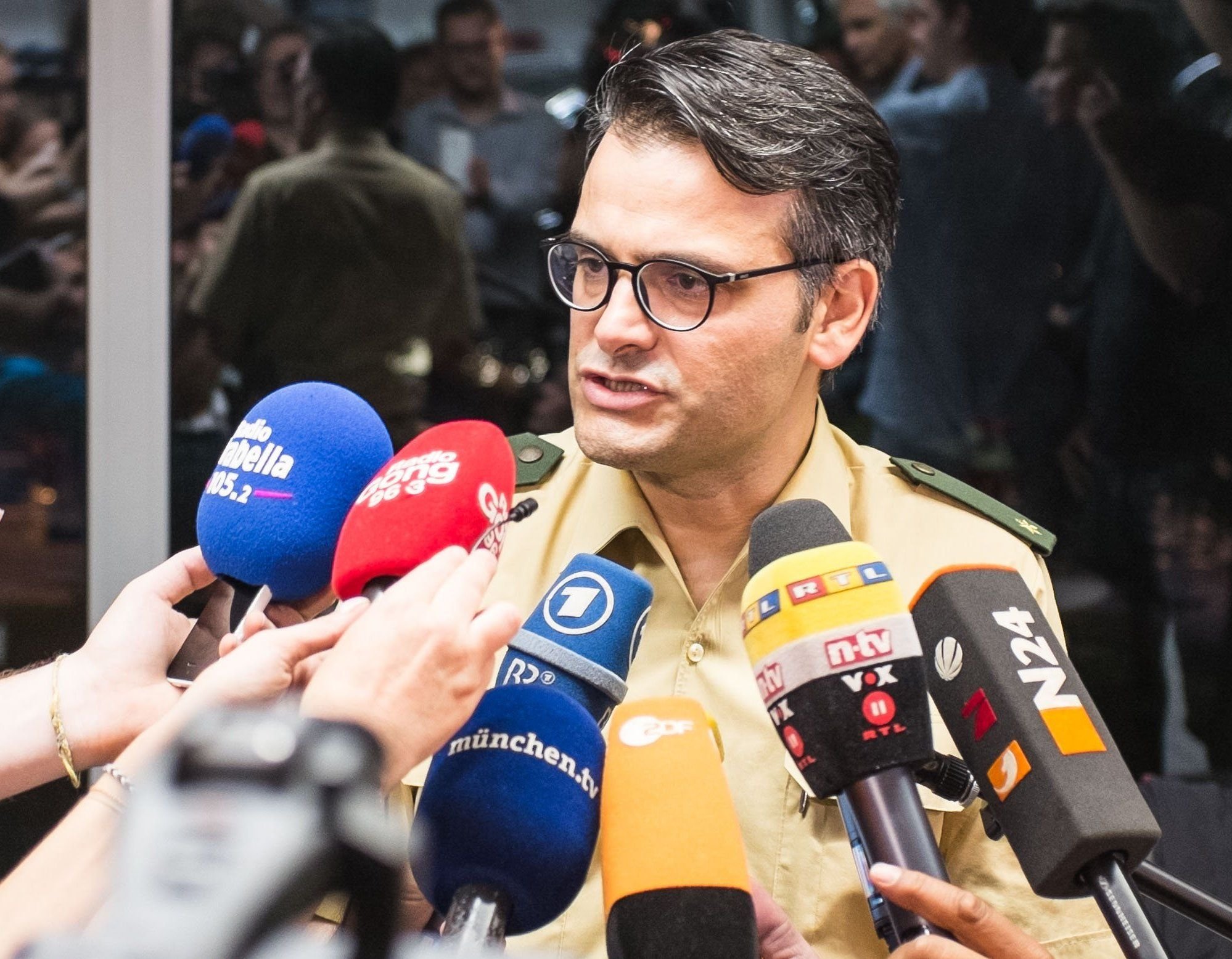 Marcus da Gloria Martins, Pressesprecher der Polizei München.