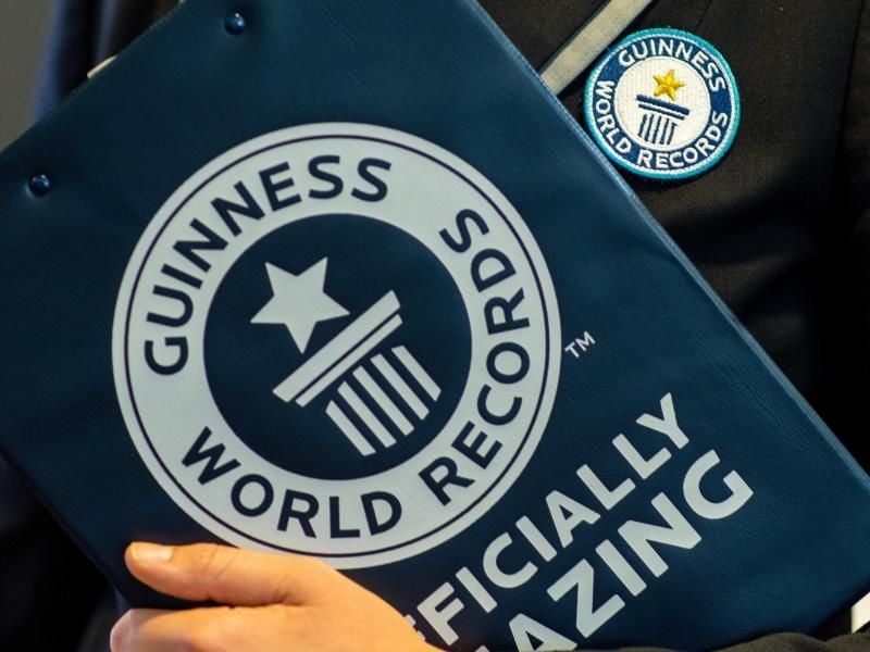 In Hamburg wird das neue Guiness-Buch der Rekorde vorgestellt. Foto: Sebastian Gollnow