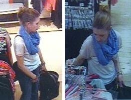 Nach dieser mutmaßlichen Ladendiebin sucht die Polizei in Halle.