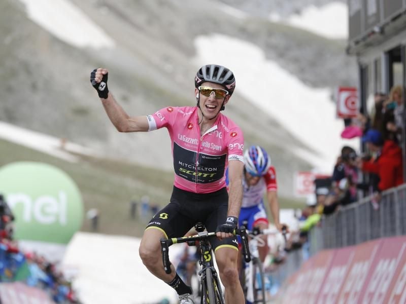 Simon Yates gewann die 9. Etappe des Giro d'Italia. Foto: Yuzuru Sunada/BELGA