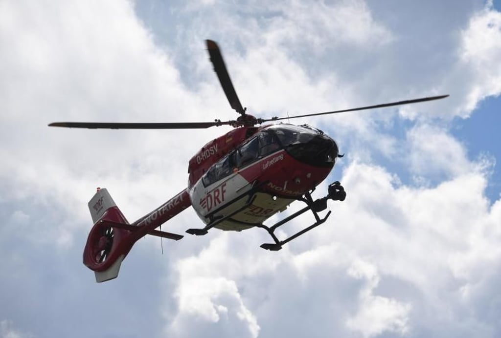 Ein Rettungshubschrauber