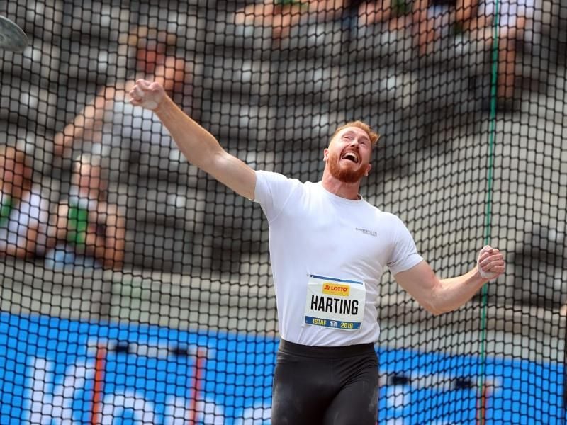 Christoph Harting landet beim ISTAF auf Rang neun. Foto: Jens Büttner
