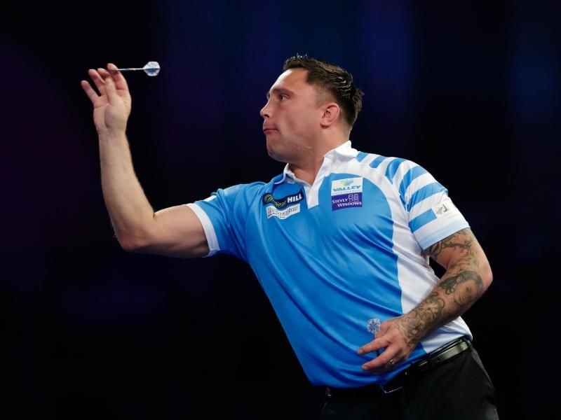 Mitfavorit Gerwyn Price ist bei der Darts-WM überraschend ausgeschieden. Foto: John Walton/PA Wire