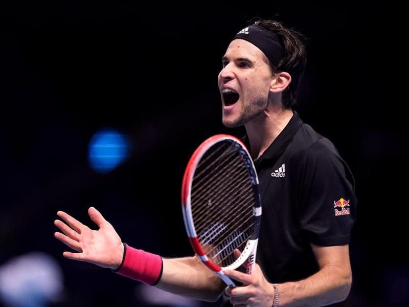 Steht nach dem Sieg über Novak Djokovic im Endspiel der ATP Finals: Dominic Thiem. Foto: John Walton/PA Wire/dpa