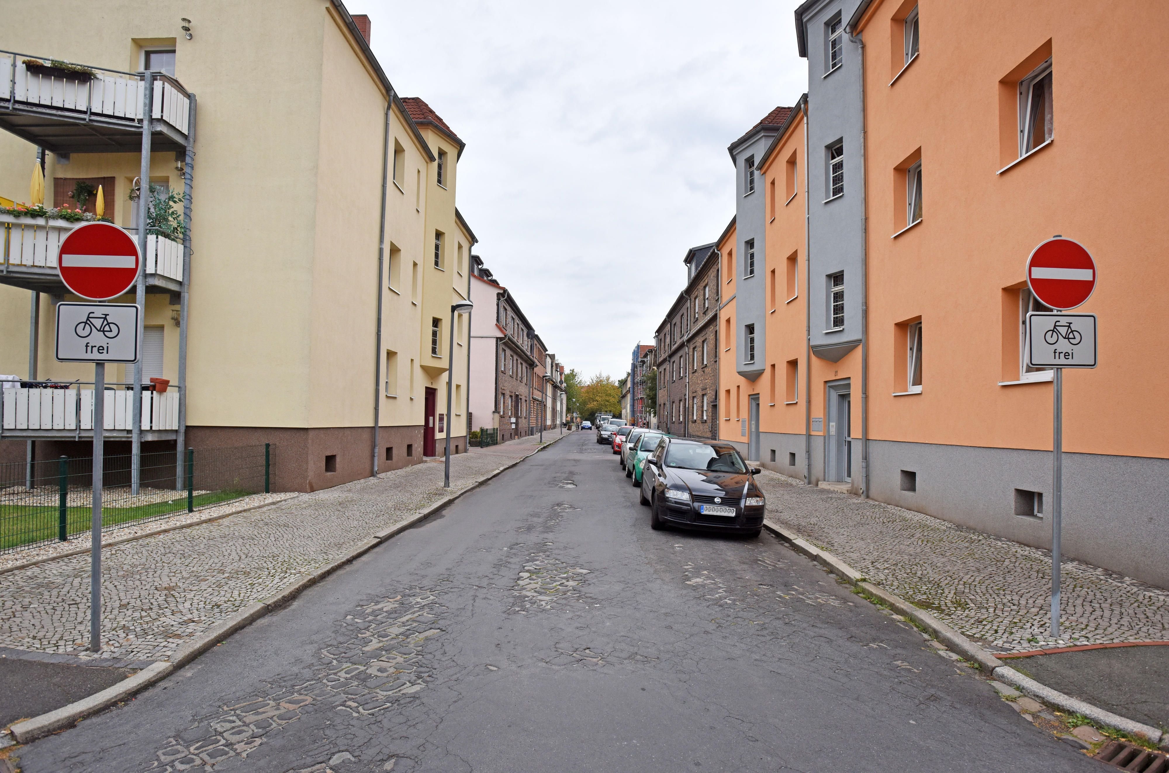 Die Goethestraße in Bitterfeld wird komplett saniert.