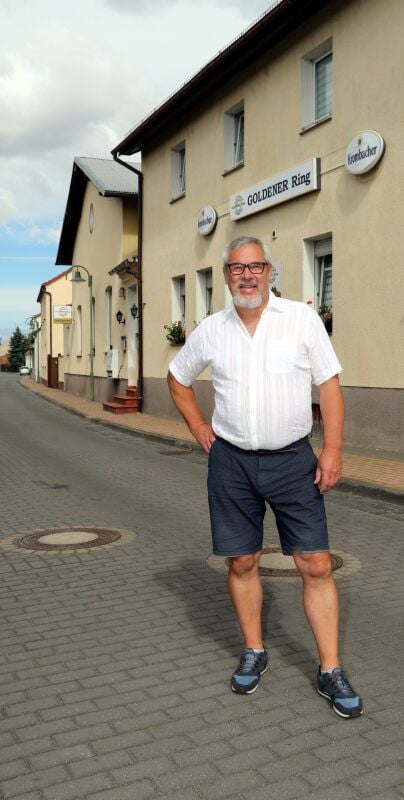Seit 30 Jahren ist Jürgen Lehmann Wirt vom „Goldenen Ring“ in Annaburg.