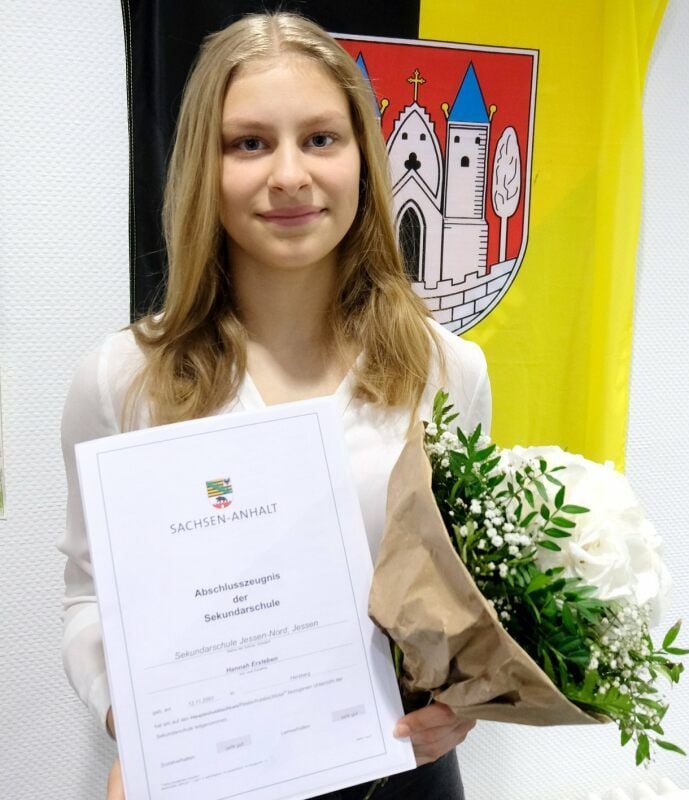 Hannah Erxleben beginnt im August eine Ausbildung im Bundesgesundheitsministerium.