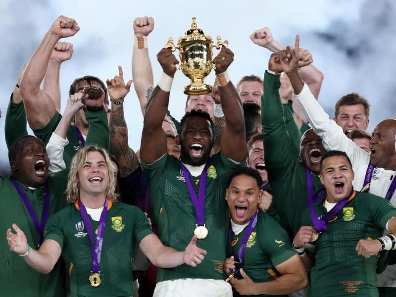 Zum dritten Mal darf sich Südafrika als Rugby-Weltmeister feiern lassen. Foto: David Davies/PA Wire/dpa