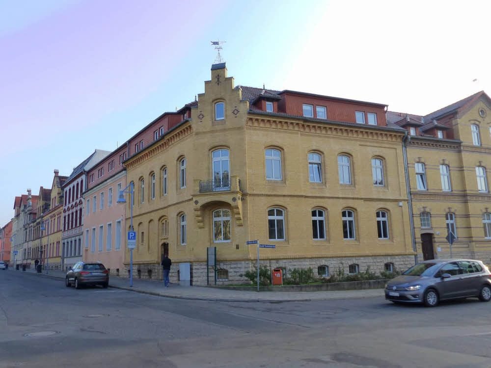 Gesucht war das Gebäude der Kreisverwaltung in Sangerhausen.