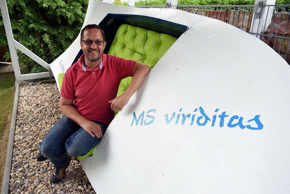 Mit dem „Viriditas-Park“ im Akener Amselweg hat sich Torsten Winger seinen Sauna-Traum verwirklicht.