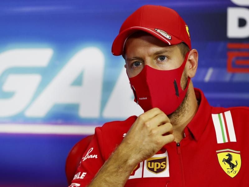 Will mit der Scuderia Ferrari nochmal Gas geben: Sebastian Vettel. Foto: Joe Portlock/Getty Pool/dpa