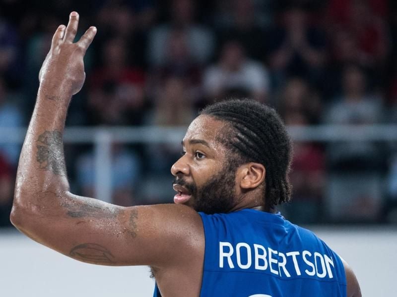 Quantez Robertson trifft mit den Frankfurt Skyliners in den Playoffs auf Hauptrundensieger FC Bayern. Foto: Nicolas Armer