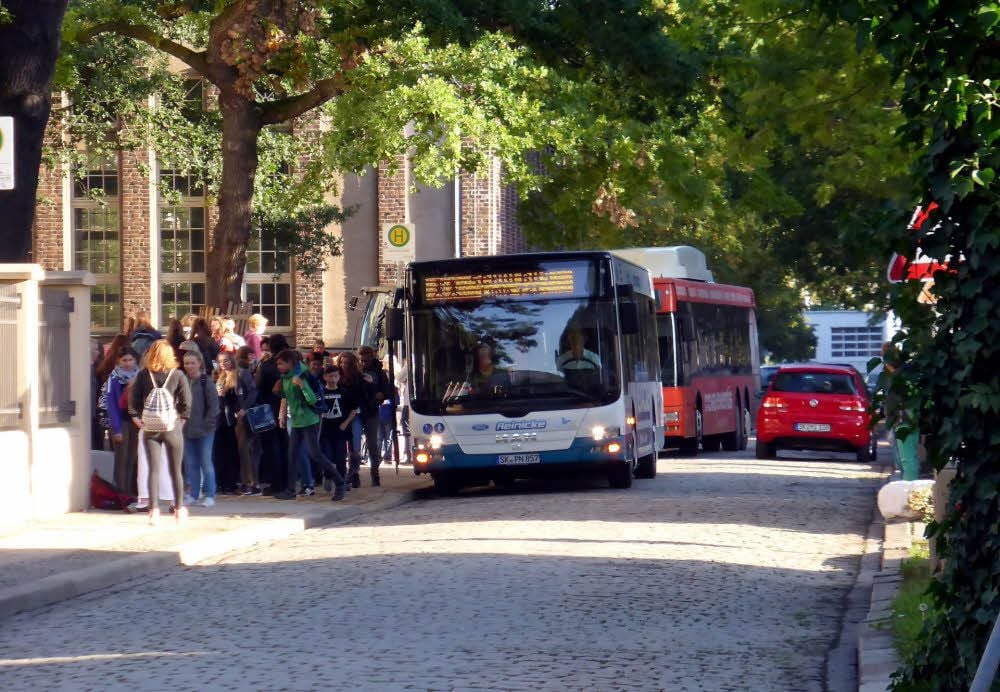Trotz Gegenverkehrs läuft in der Dürerstraße alles ziemlich gesittet.