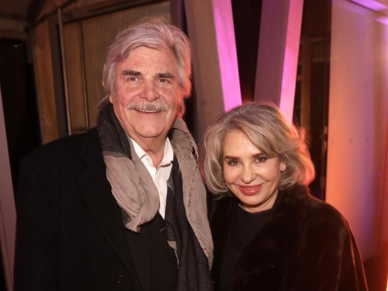Peter Simonischek und Ehefrau Brigitte Karner beim NRW-Empfanh auf der Berlinale. Foto: Jörg Carstensen
