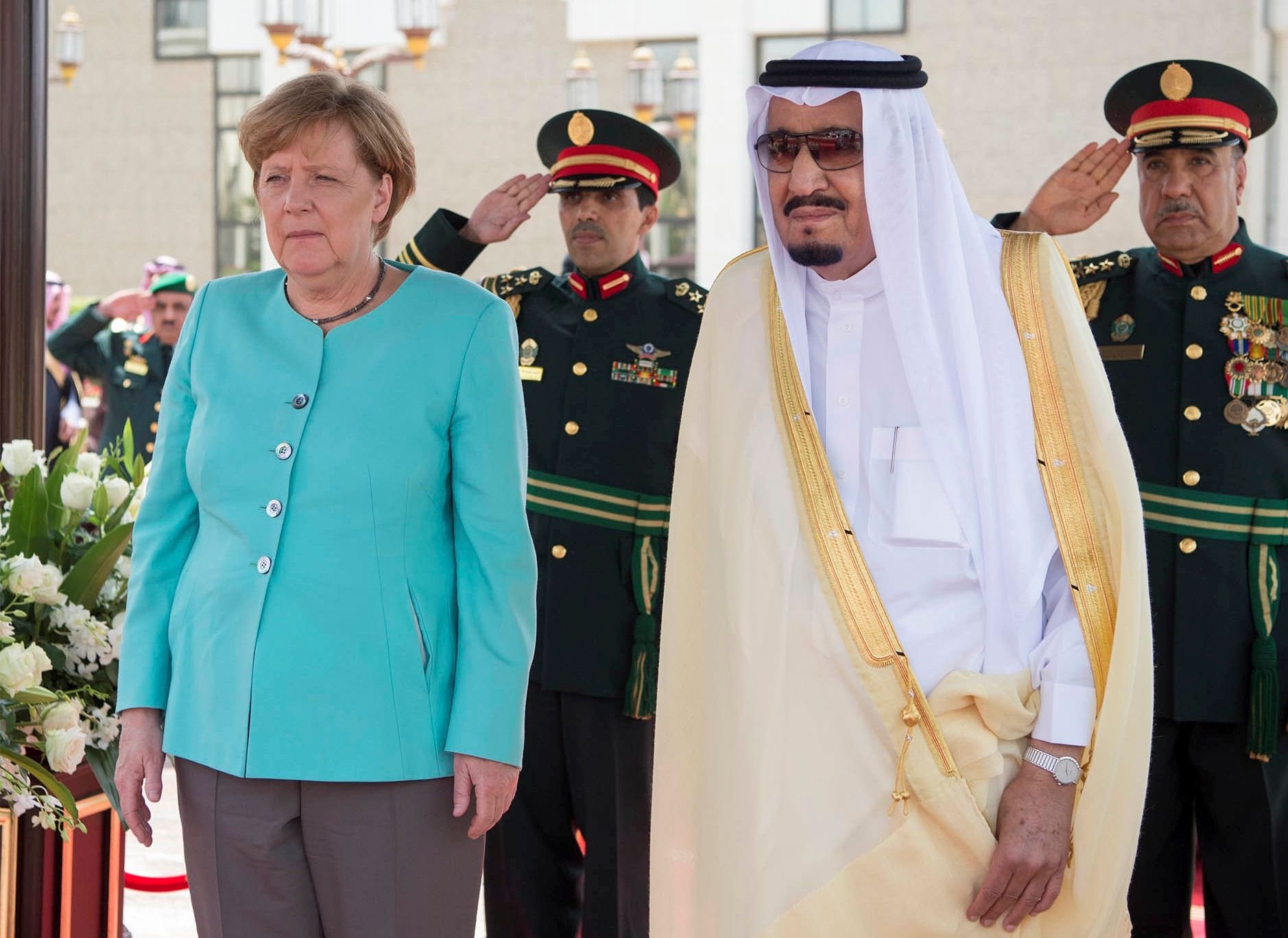 In der saudischen Hafenstadt Dschidda trafen sich Bundeskanzlerin Merkel und König Salman.