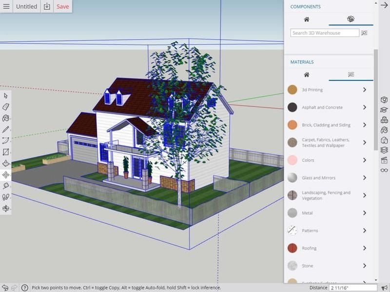 Mit der Web-App von SketchUp lassen sich 3D-Modelle gestalten. Screenshot: my.sketchup.com Foto: