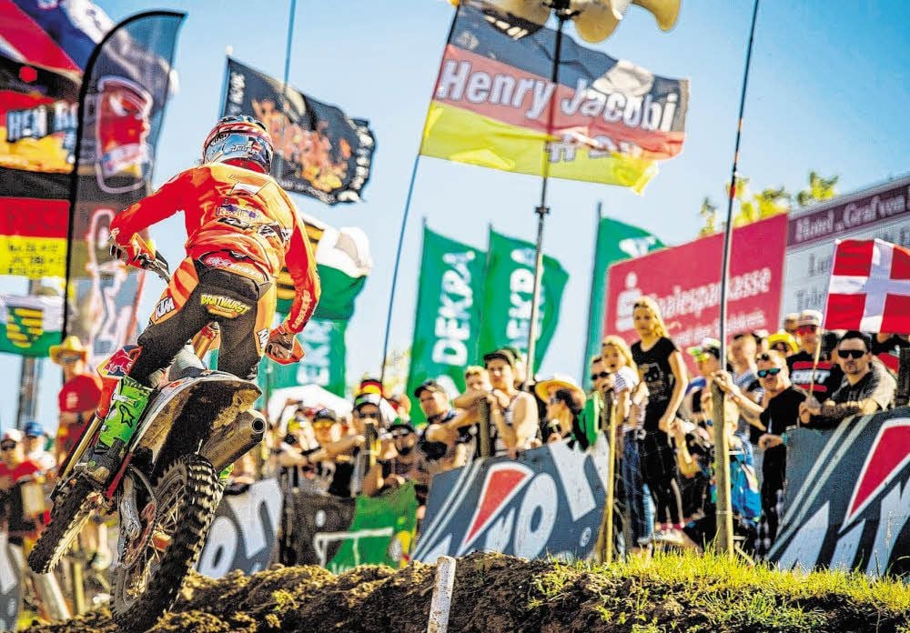 Insgesamt 30.000 Zuschauer kamen am Wochenende zum Motocross-Grand-Prix nach Teutschenthal.