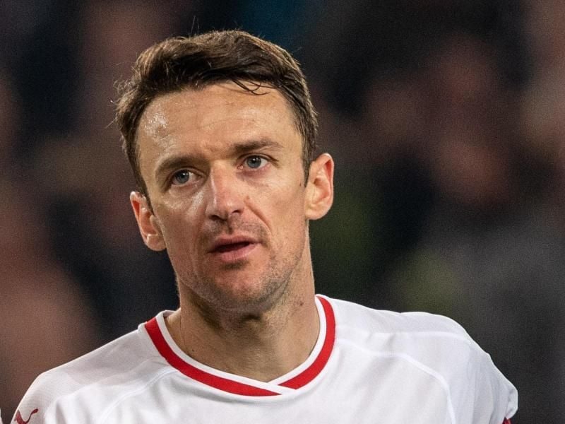 Christian Gentner hat sich entschieden beim Spiel der Stuttgarter in Wolfsburg dabei zu sein. Foto: Sebastian Gollnow
