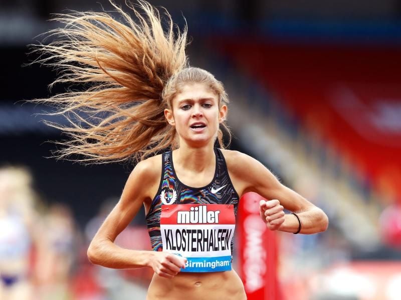 Wird auch in Berlin nicht an den Start gehen: Konstanze Klosterhalfen. Foto: Martin Rickett/PA Wire/dpa