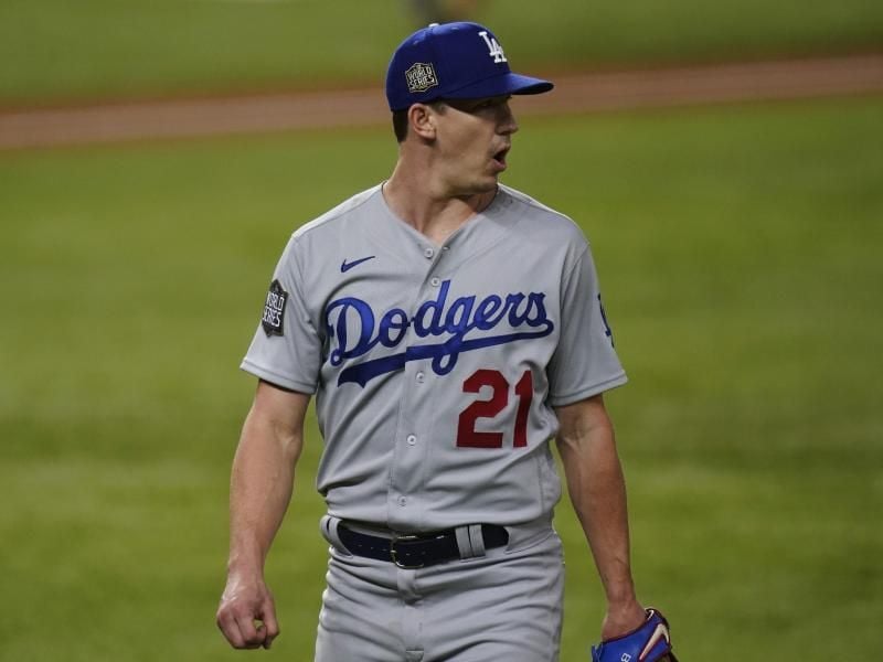 Der Pitcher der Los Angeles Dodgers, Walker Buehler, erwischte einen absoluten Sahnetag. Foto: Eric Gay/AP/dpa