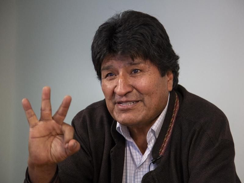 Evo Morales ist im November als Präsident von Bolivien zurückgetreten und lebt im Exil in Argentinien. Foto: Jair Cabrera Torres/dpa