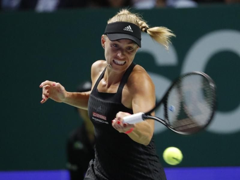 Hat das Halbfinale beim Saisonfinale in Singapur verpasst: Angelique Kerber. Foto: Vincent Thian/AP