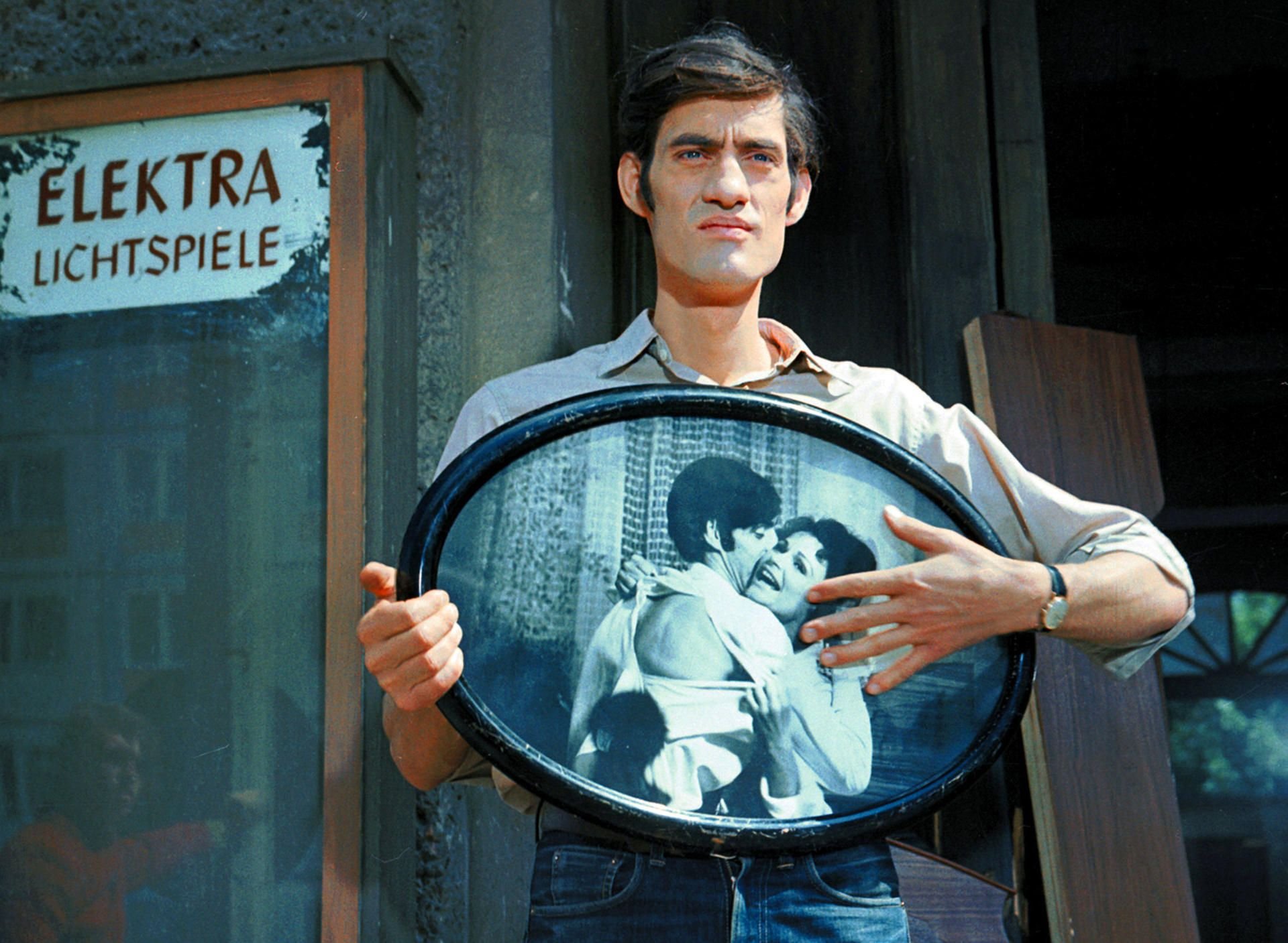 Schauspieler Winfried Glatzeder als Paul in einer Filmszenedes DEFA-Films «Die Legende von Paul und Paula»