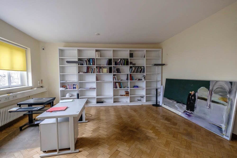 Alt: Das einstige Büro von Stiftungsdirektor Stefan Rhein im Direktorenhaus. Es wird wohl nicht lange leerstehen.