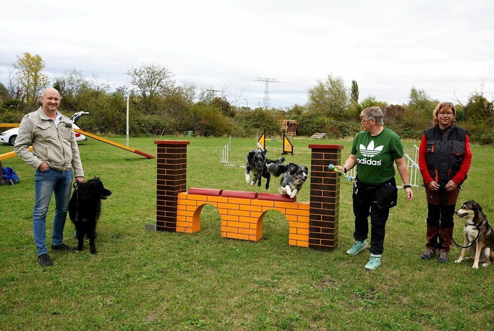 Oliver Schwerdtfeger und Gabriele Berger lieben Hundesport.