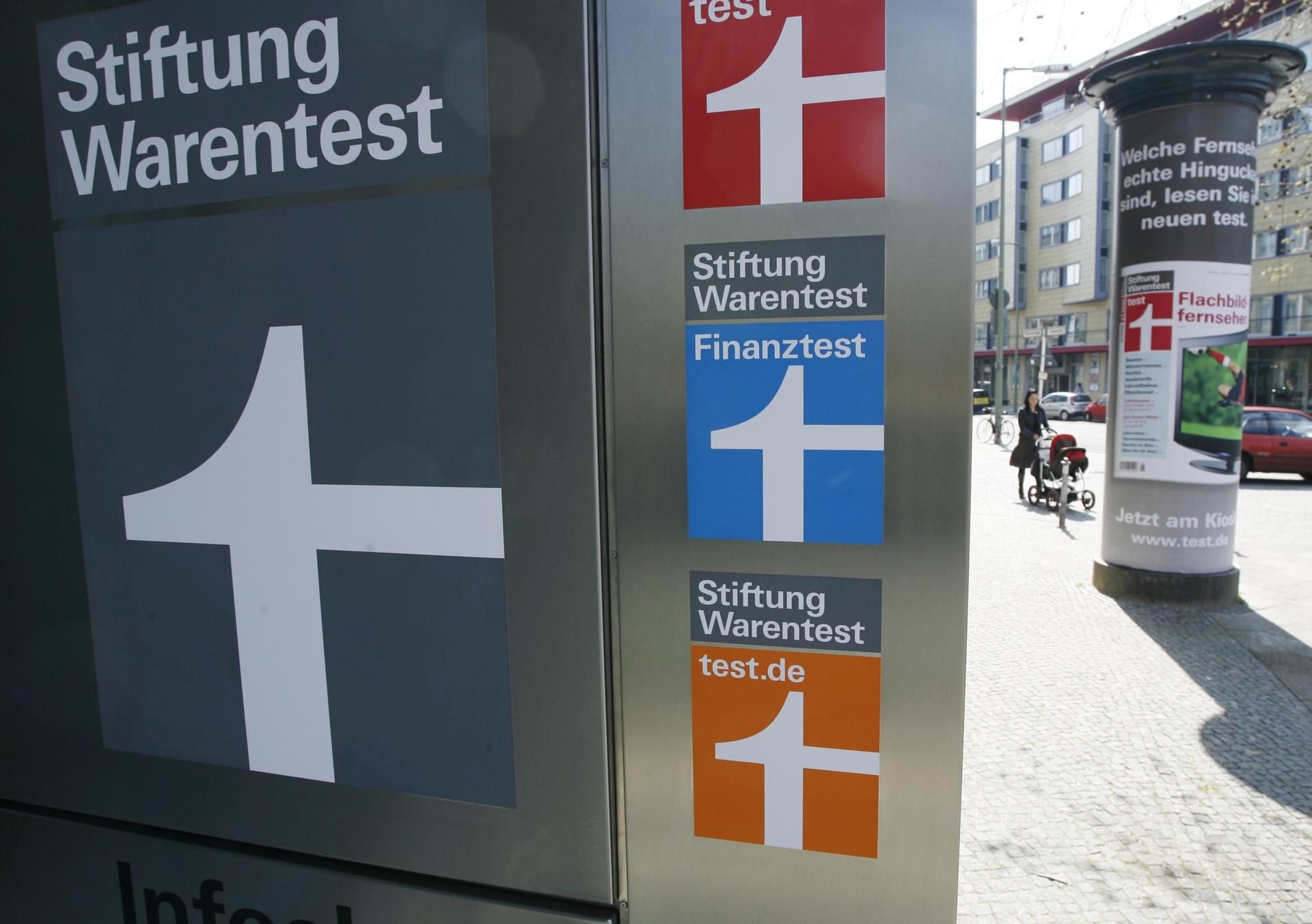 Logos der Stiftung Warentest.