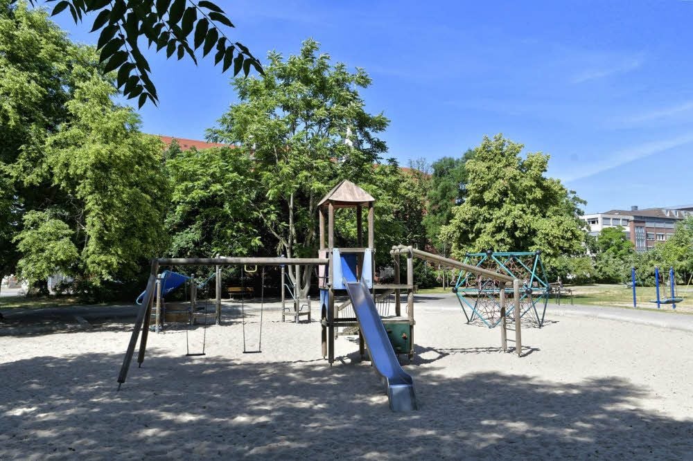 Der Spielplatz im Stadtpark wurde 2007 eingeweiht - Initiative will beim Ausbau mitwirken.
