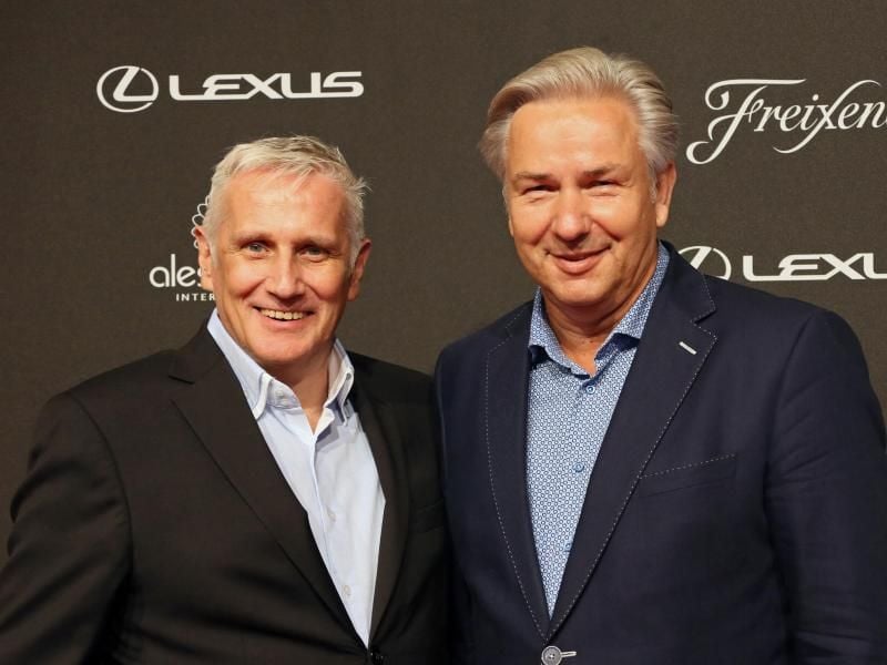 Der Lebensgefährte von Berlins Ex-Bürgermeister Klaus Wowereit (r), Jörn Kubicki, ist tot. Foto: picture alliance / dpa