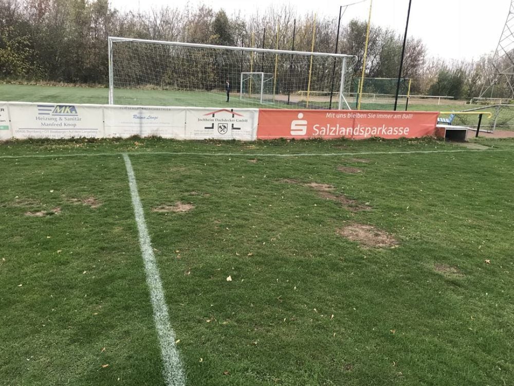 „Roschwitzer Acker“ lautete der Spitzname für den Fußballplatz.