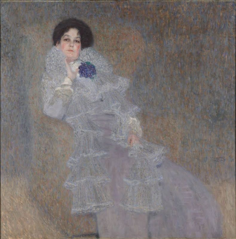 Bildnis Marie Henneberg von Gustav Klimt.