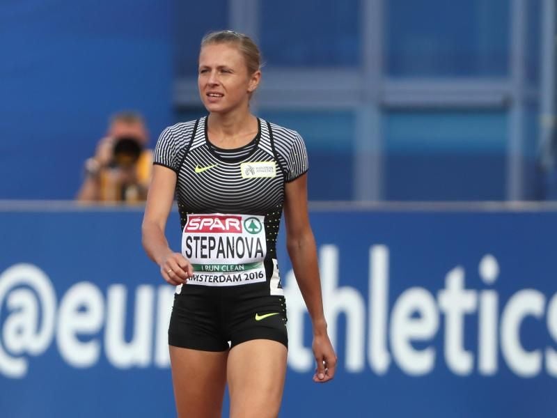 Julia Stepanowa musste im Vorlauf über 800 Meter aufgeben. Foto: Michael Kappeler