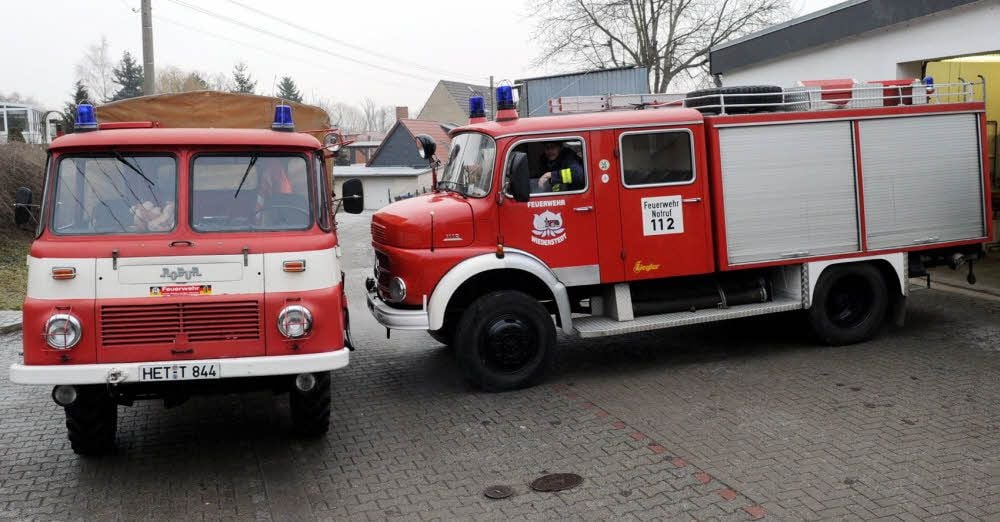 Die Fahrzeuge der Freiwillige Feuerwehr Wiederstedt sind in die Jahre gekommen.