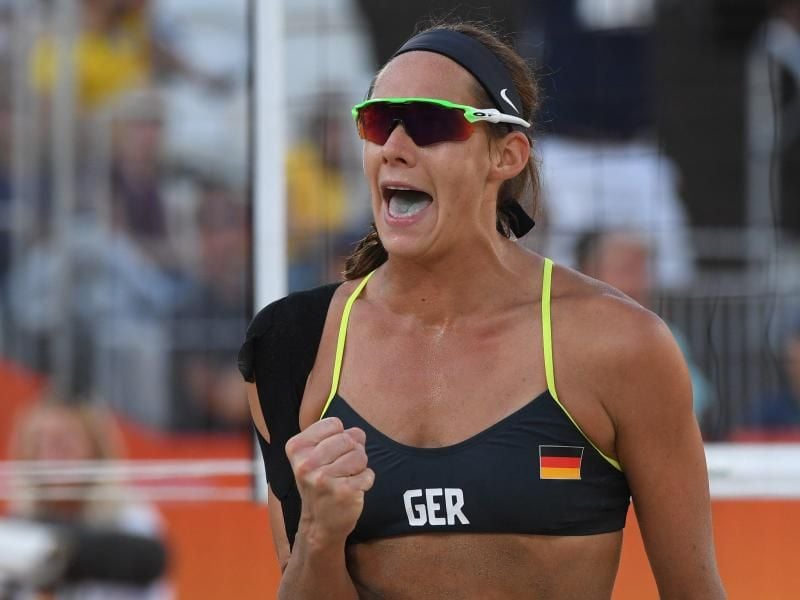 Meldete sich eindrucksvoll in der Beachvolleyball-Weltelite zurück: Kira Walkenhorst. Foto: Sebastian Kahnert/dpa-Zentralbild/dpa